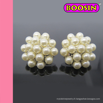 12 ans Fabricant Fashion Handmade Pearl Stud Earrings # 22064